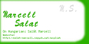 marcell salat business card