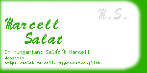 marcell salat business card